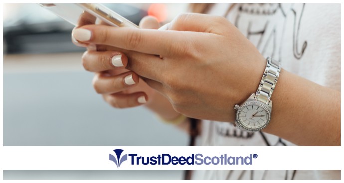 mobile phone contract in a trust deed