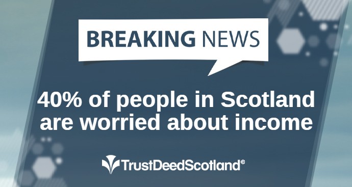 40% of people in Scotland are worried about income as concerns about bills rise